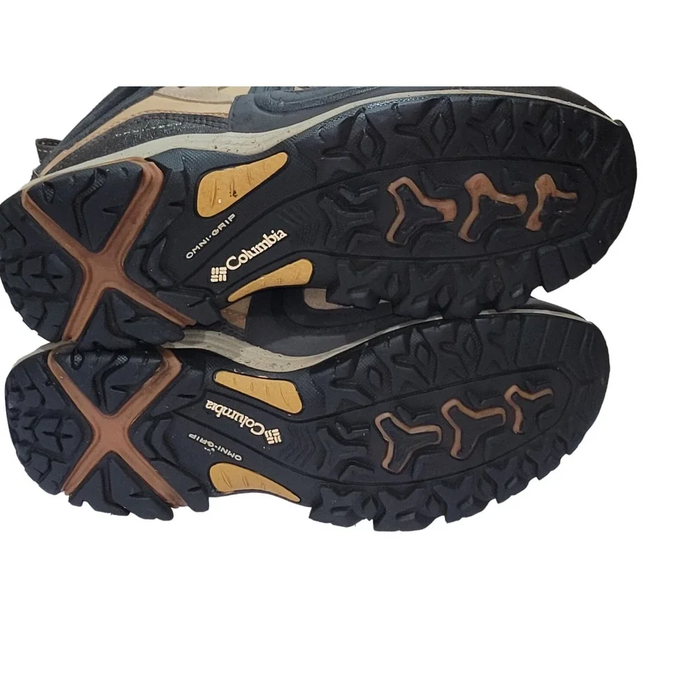 Columbia‎ Women's Shastalavista Mid Omni-Tech Brown Leather Hiking Boots Sz 8